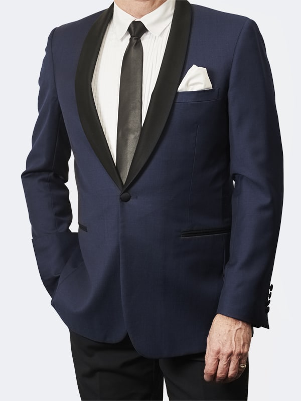 Trevor West Bond Tuxedo / Dinner Jacket in Blue