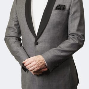 Trevor West Bond Tuxedo / Dinner Suit in Grey